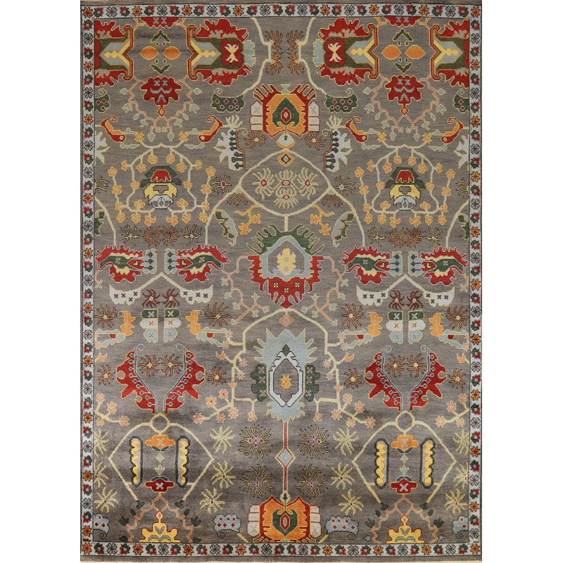 Tapis indien All-Over Oushak 9 x 12