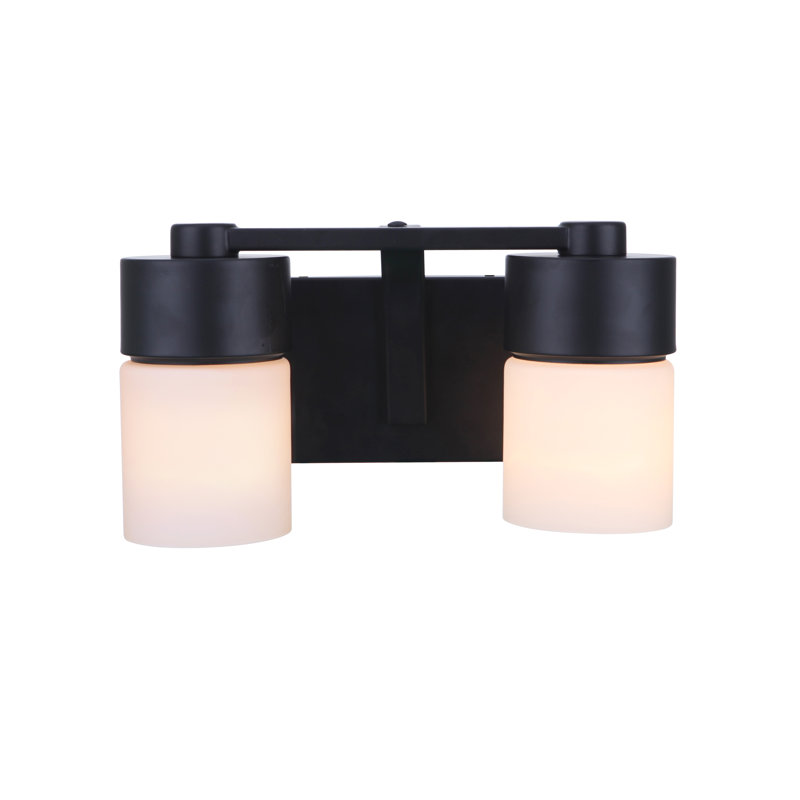 Éclairage pour meuble-lavabo à 2 lumières Amarissa, Dos plat