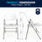 Ivadelle 330 lb. Capacity Plastic Folding Chair with Charcoal Frame-791698825