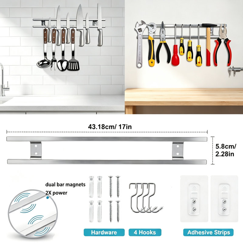 Fcbnposi Magnetic Knife Holder