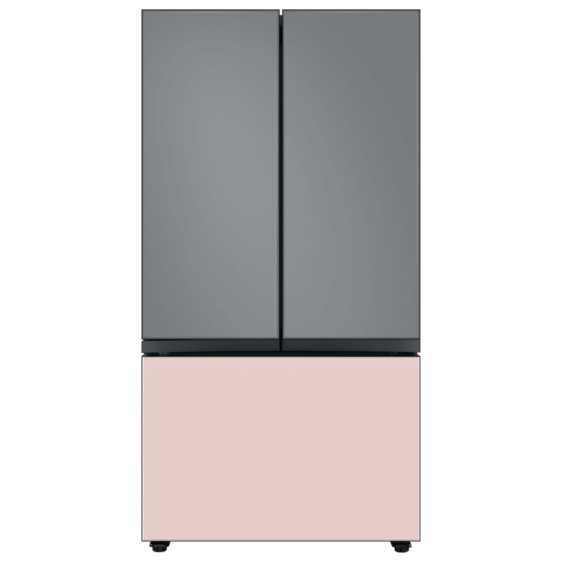 Samsung 24 cu. ft. Smart Bespoke 3-Door French-Door Refrigerator with Customizable Panel Colors and AutoFill Water Pitcher in Custom Panel-Ready
