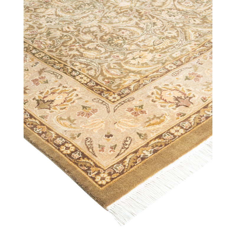 Classic One-of-a-Kind 4'2" X 6'4" Hand Knotted Area Rug