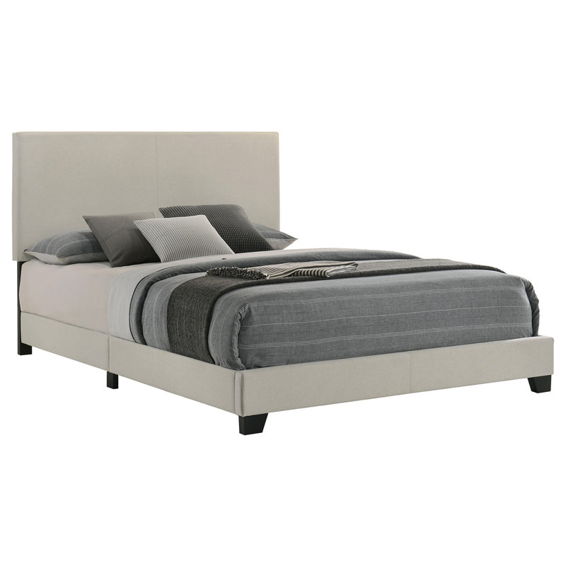 Efram Cream Upholstered Queen Bed