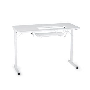 Table de couture Gidget avec machine à soulever manuellement par Arrow Classic Sewing Furniture