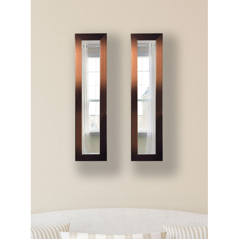 Ensemble de miroirs 2 pièces Billie-Rae, H 27,5 po x l 13,5 po