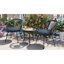 Ensemble de loisirs d'extérieur, 2 chaises simples en rotin avec une table ronde en verre, parfaites pour les patios, les balcons et les cours-334067825-334067827