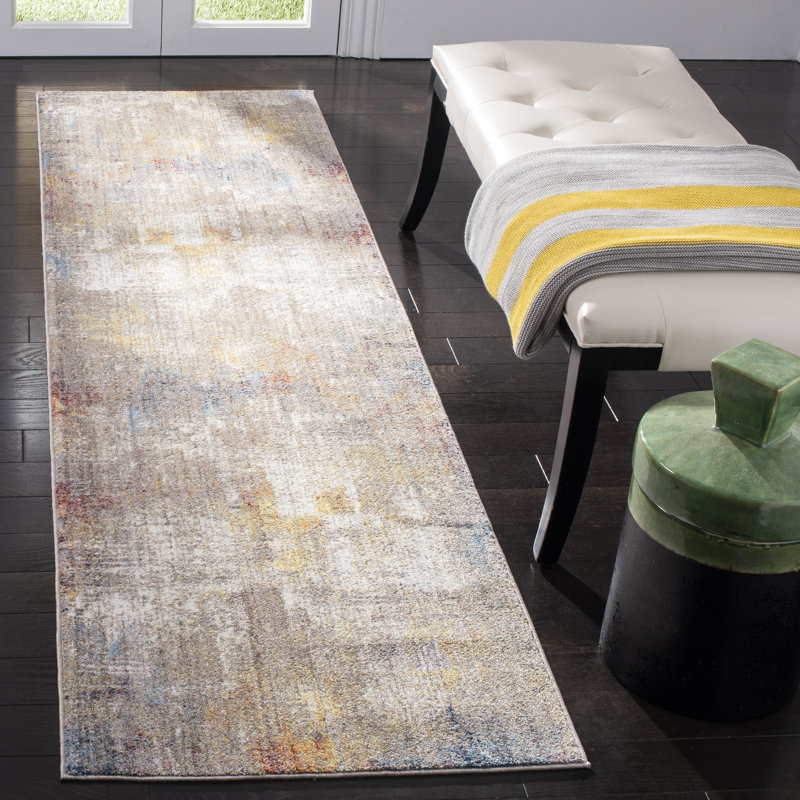 Massad Performance Abstract Rug, Runner 2'3" x 8'