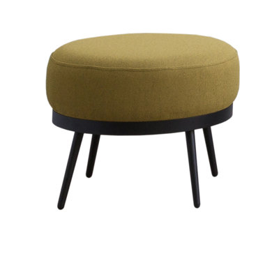 Dreyer 56cm Wide Round Solid Colour Ottoman