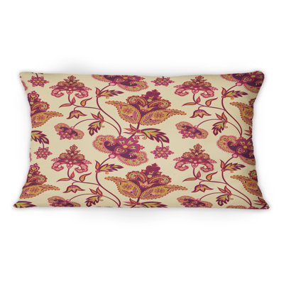 Floral Throw Pillow