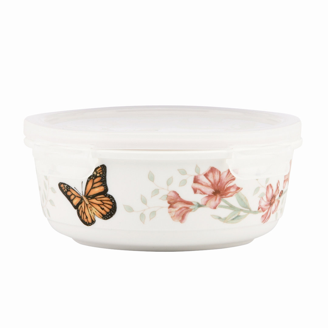 Lenox Butterfly Meadow 20 oz. Serve N Store Soup Bowl Lenox