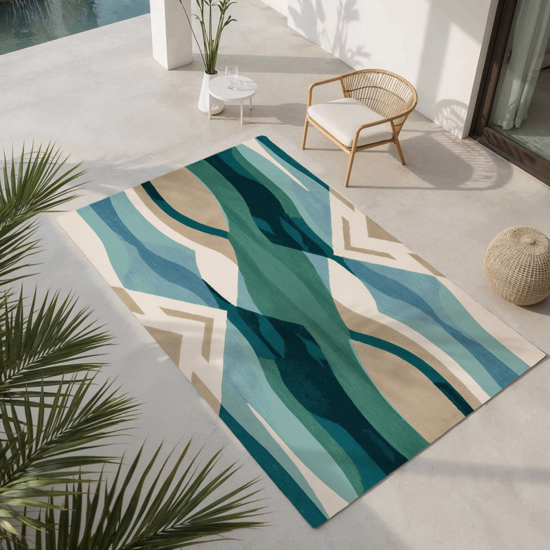 Tapis intérieur et extérieur Velvet Dawn, Rectangulaire 2 pi x 3 pi