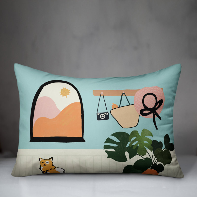  Housse et insert de coussin rectangulaire mignon Cute Adventure