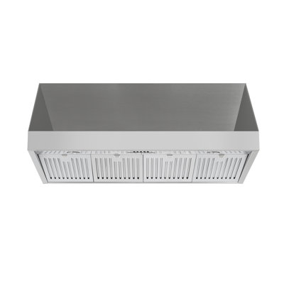 Forza 48 " W Stainless Steel 1200 CFM Ducted (Vented) Under Cabinet Range Hood with Baffle Filter