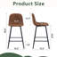 Ensemble élégant de chaises de bar en polyuréthane - Conception réfléchie pour une utilisation polyvalente-458333501