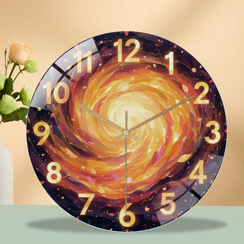Horloge murale horloge murale en verre