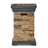 Outdoor Firepit With Column Shape, Stone Grey - 40 000 BTU