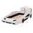 Race Car-Shaped Platform Bed With Wheels-1677034002