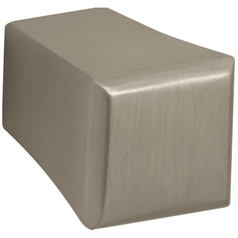 Memoirs Stately 0.875" Length Square Knob, Vibrant Brushed Bronze
