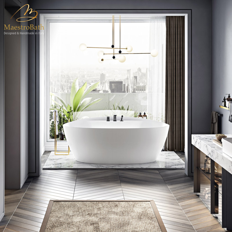Baignoire 69 po x 33,5 po Gina