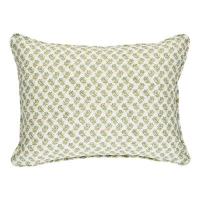 Schumacher X Mark D. Sikes Oleander I/o Pillow In Green