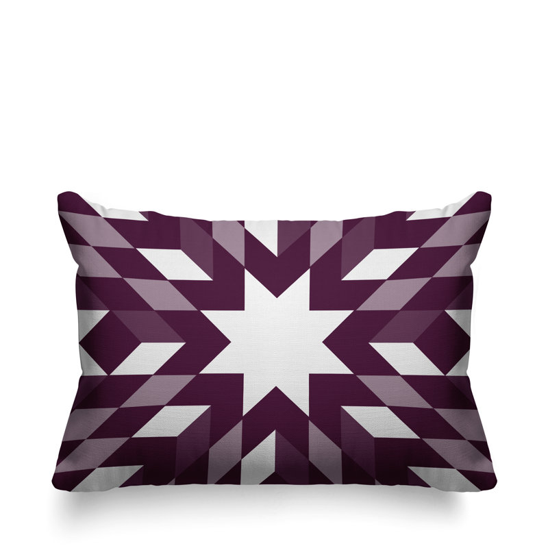 Coussin intérieur / extérieur Lynn Country, Mauve