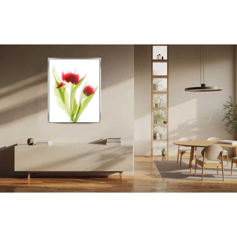 Red Tulips III - Framed, Small