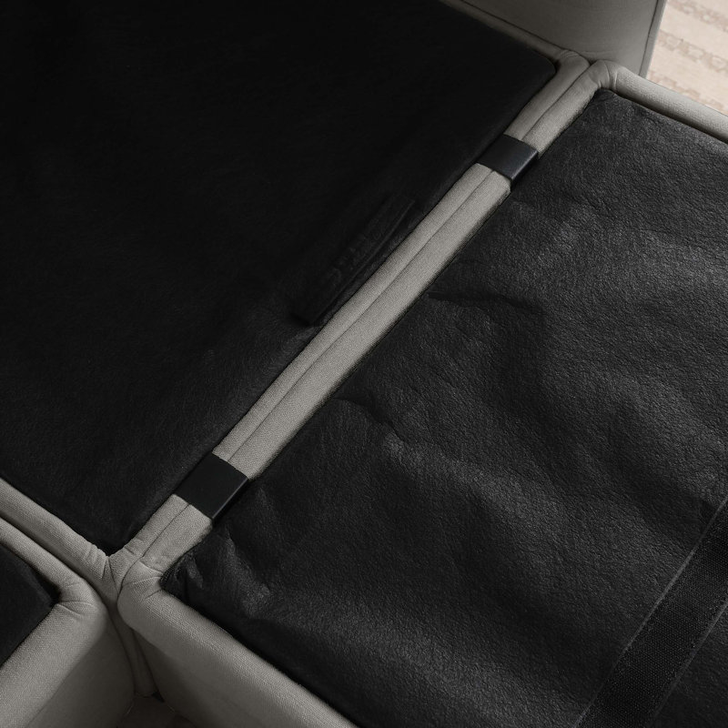 Canapé modulaire en chenille de 85 pouces, canapé en L en forme de L avec repose-pieds, combinaison de bricolage pour le salon