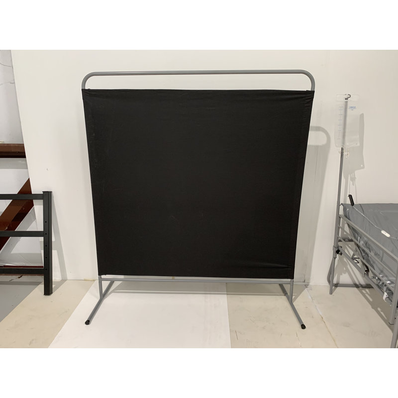 Blantex 62" x 70" Black Privacy Screen