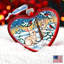 3.5'' Glass Holiday Shaped Ornament