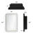 Strawn 16'' W 24'' H Recessed Framed Medicine Cabinet With LED Lights-2048821461