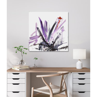 Mauve noir I - reproduction d'art sur toile