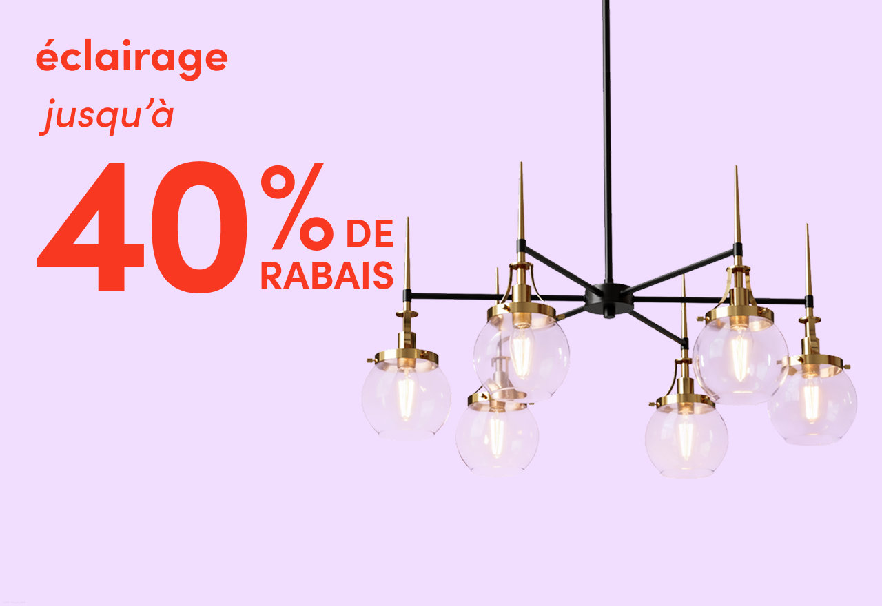 éclairage en solde