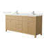 Pendry 72" Freestanding Double Bathroom Vanity with Quartz Top-1982778226