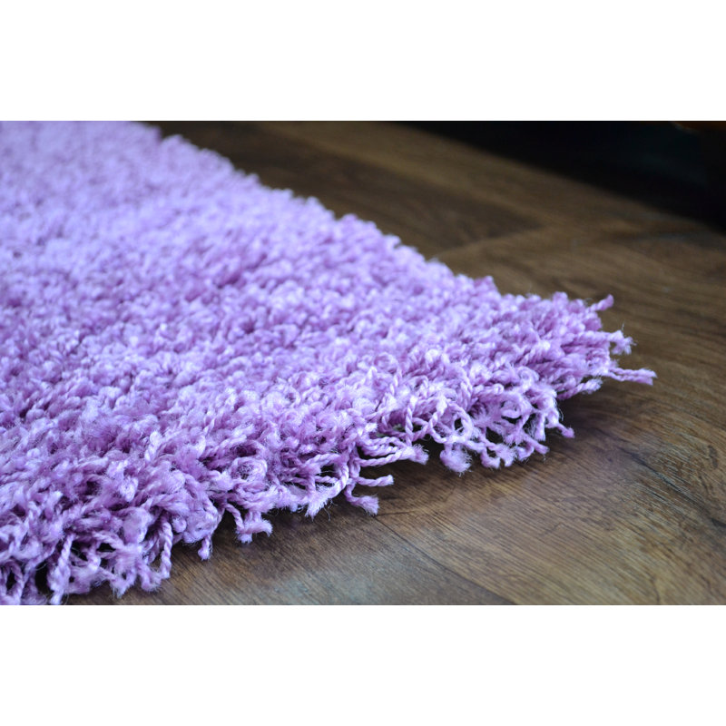Solid Colour Shag Area Rug, Runner 80 x 300cm