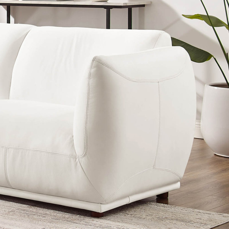 Modern Sofa Moon Leather Sectional