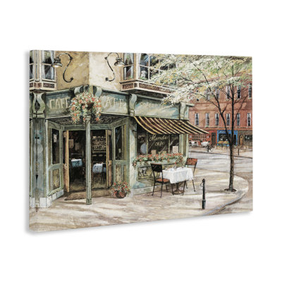  Art mural sur toile City Corner Café par Ruane Manning