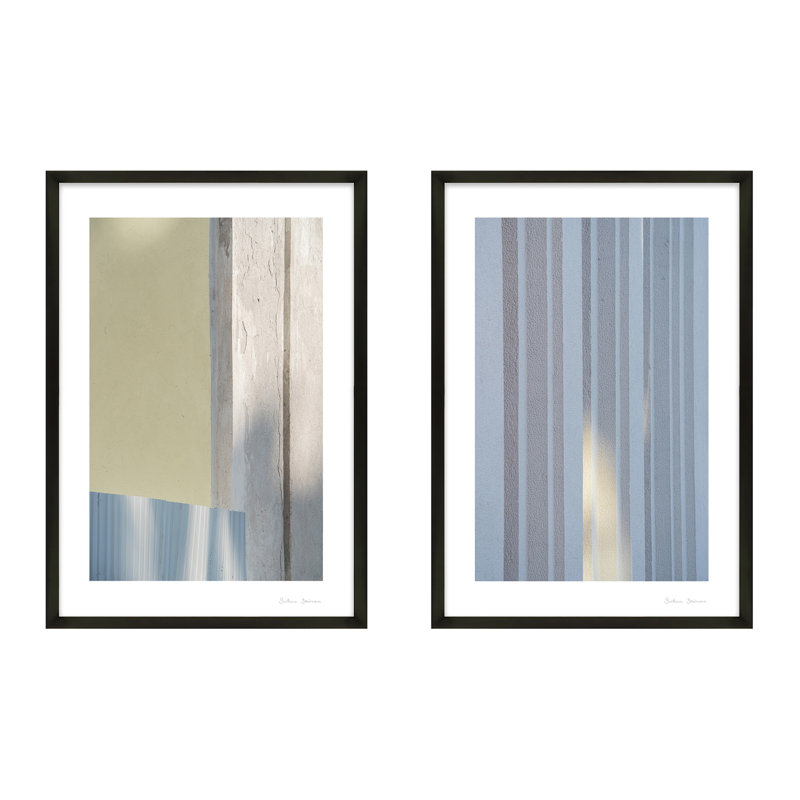 Sun And Concrete Print by Svetlana Smirnova, Black Framed, 20" H x 14" W x 1.25" D