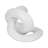 Decorative Resin Knot Sculpture for Tabletop Decor - Modern Object Accent for Living Room Styling, Coffee Table or Home Decorations - 10", White-484962982