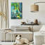  «Momentary Idea» par Laura Gibson, art mural en verre acrylique, 24 po x 36 po