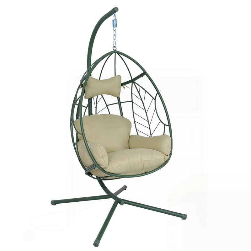 Fauteuil à œufs avec cadre en acier