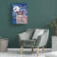 Art mural sur toile tendue - «Wilderness Collage X» de Kim Conway pour décoration de salon, de chambre à coucher ou de bureau - 14 x 19