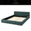Queen Size Upholstered Bed Frame With Thick Fabric-1007215683