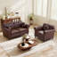 Ensemble de salon 2 pièces en similicuir-708272240