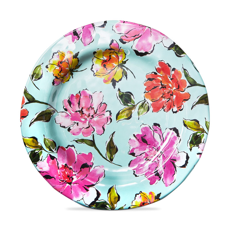 In Bloom Melamine Dinner Plate