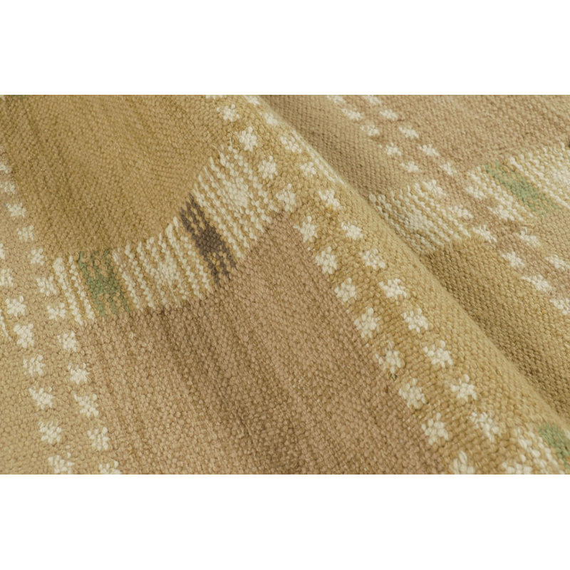 Scandinavian Wool Geometric Area Rug, Rectangle 10' x 14'