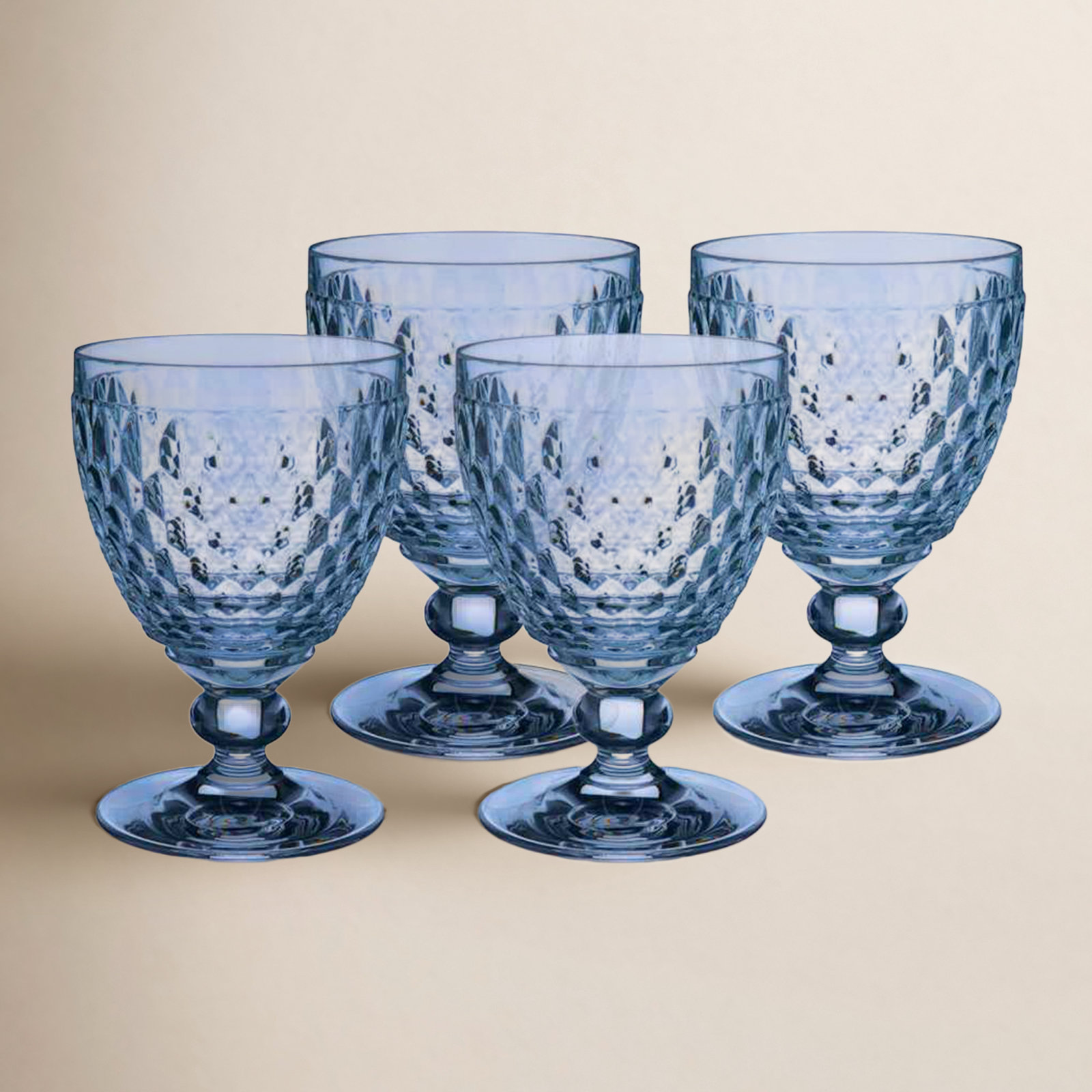 Villeroy & Boch Boston Goblet, Blue, 14 oz.