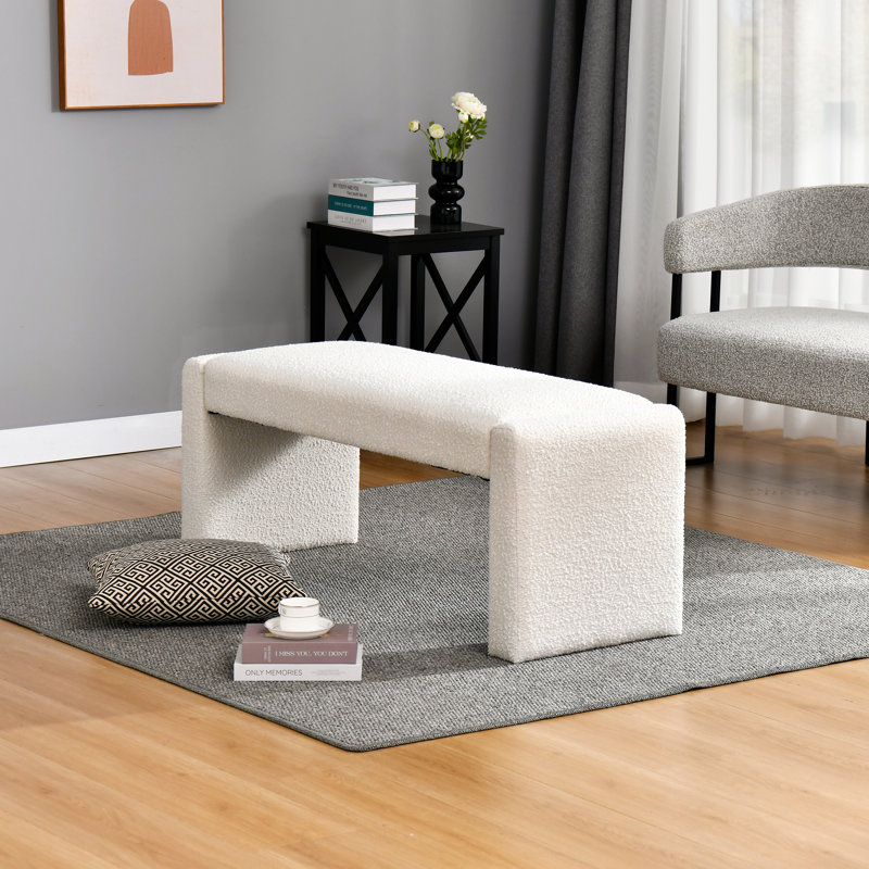 Banc rembourré 48 po