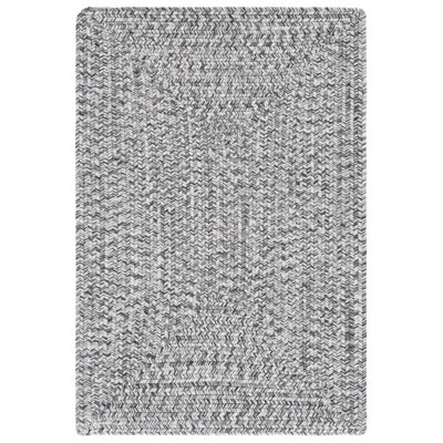 Tapis bleu foncé / ivoire tissé à la main Trombetta