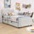 Elegant Velvet Upholstered Bed with Twin Trundle-1428852804-1428852806