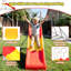 21 toboggan d'escalade pour 3 à 8 ans, 76,4 pouces, piste lisse, marches coulissantes, amusement intérieur et extérieur, récréation en plastique rouge, toboggan, 8 ans,